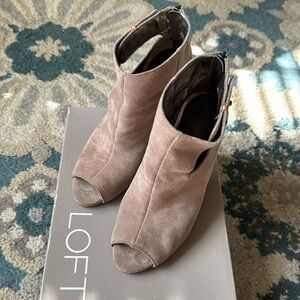 Ann Taylor Loft Suede Booties